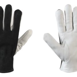 Guantes De Piel De Cabra Y Carnaza